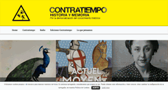 Desktop Screenshot of contratiempohistoria.org